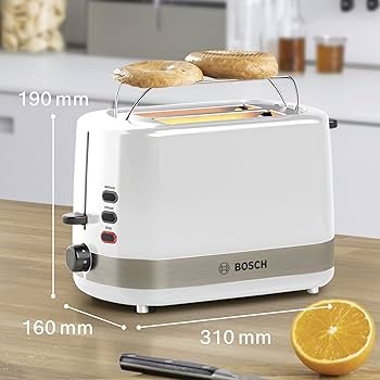 Máy nướng bánh mỳ Bosch Compact Toaster TAT6A511 800W