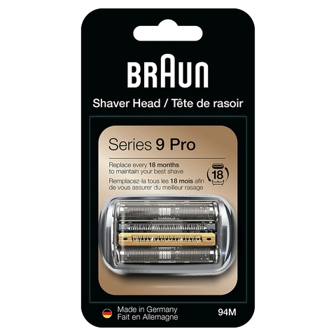 Đầu máy cạo râu thay thế Braun Series 9 Pro Cassette 94M (Bạc)