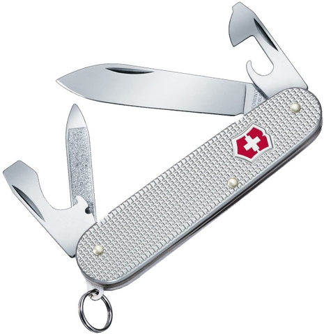 Dụng cụ xếp đa năng hiệu Victorinox Cadet màu bạc, 0.2601.26