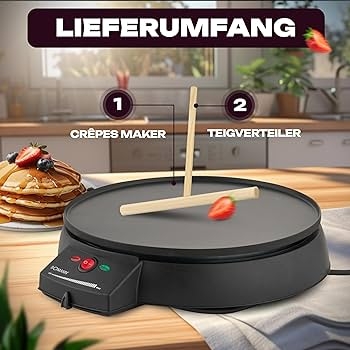 Máy Làm Bánh Crepe Bomann CM 2221 CB Black