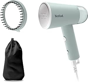 Bàn là hơi nước du lịch cầm tay Tefal DT1034 0.07 L 1200 W màu xanh mint