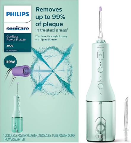 Máy tăm nước Philips Sonicare kabelloser Power Flosser 3000 Model HX3806 / 24