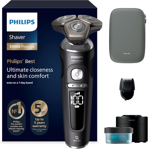 MÁY CẠO RÂU PHILIPS SERIES 9000 PRESTIGE SP9840/31 MÀU ĐEN