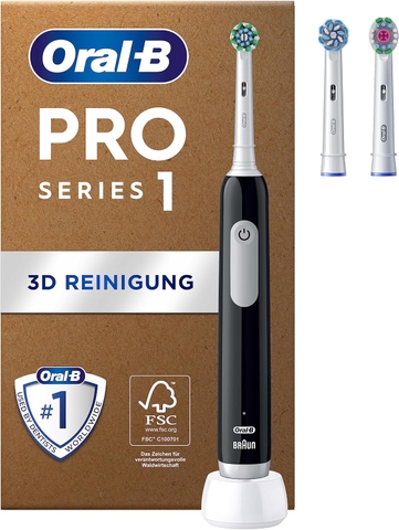 Bàn Chải Đánh Răng Điện Oral-B Pro 1 SIOC Màu Đen