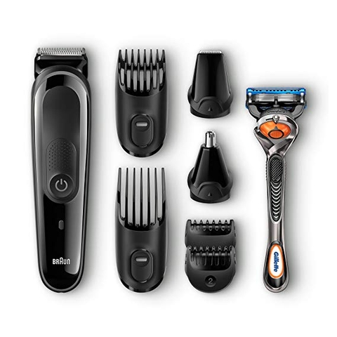 Tông Đơ Pin Sạc Chuyên Cạo Tỉa Râu, Tóc, Lông Mũi Braun MGK3060