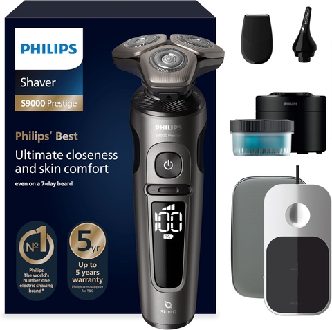Máy cạo râu điện ướt và khô PHILIPS Shaver S9000 Prestige SP9882/36