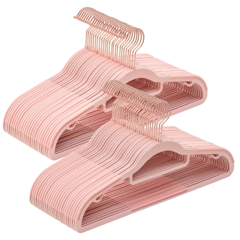 Mắc treo quần áo Songmics CRP020PK05 màu hồng, 50 chiếc
