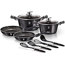 Bộ nồi 10 chi tiết Berlinger Haus BH/6917 carbon pro edition