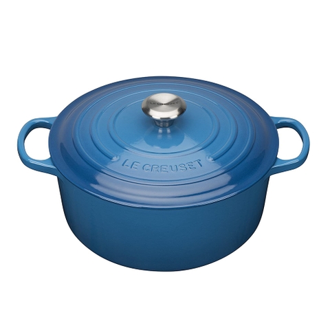 Nồi Gang LeCreuset Evo 22cm Blue Marseille