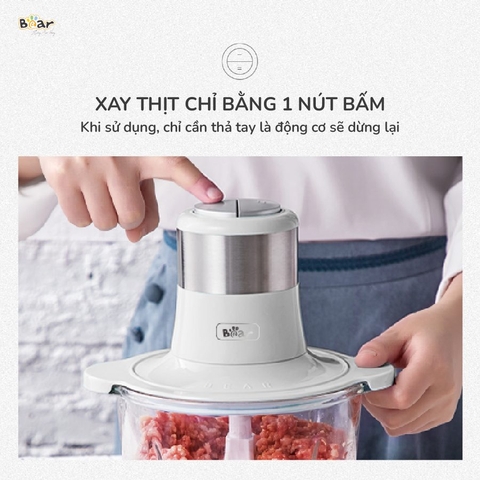 Máy xay thịt 2L Bear SB-MA02L