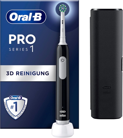 Bàn chải đánh răng điện Oral-B Pro Series 1 Màu Đen kèm hộp
