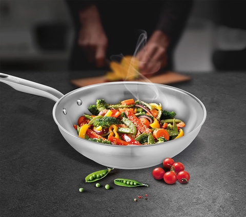 CHẢO INOX SÂU LÒNG TEFAL VIRTUOSO WOK 28 CM