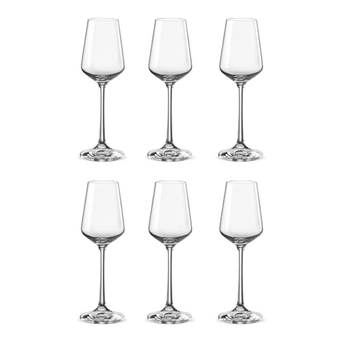 Bộ 6 ly vang Bohemia sandra 350ml