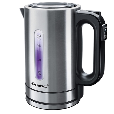 Ấm siêu tốc Steba WK 21 Inox có điều chỉnh nhiệt độ