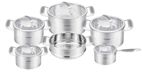 BỘ NỒI INOX 6 MÓN ARBER AN07I
