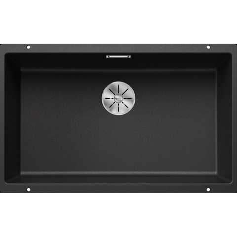 CHẬU ĐÁ ÂM 1 HỐ BLANCO MÀU ĐEN ANTHRAZIT 523442