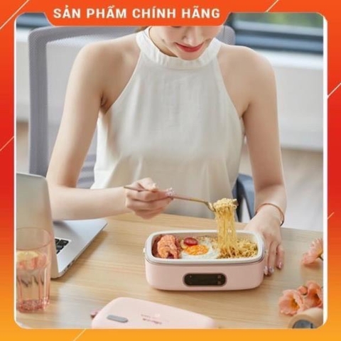 HỘP CƠM CẮM ĐIỆN ĐA NĂNG CAO CẤP 2 NGĂN - HẸN GIỜ - CHÍNH HÃNG BEAR DFH-P08A1