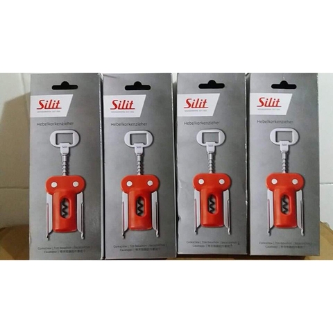 Mở rượu vang, mở bia 2 in 1 Silit 20cm