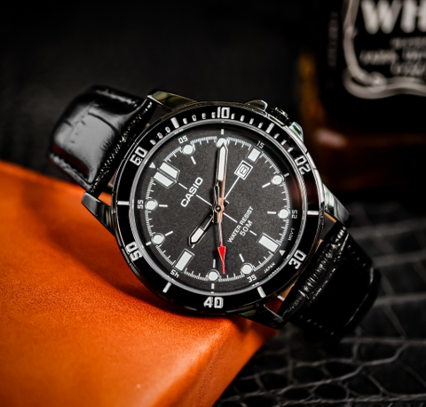 Đồng hồ đeo tay Casio D128 Máy Pin