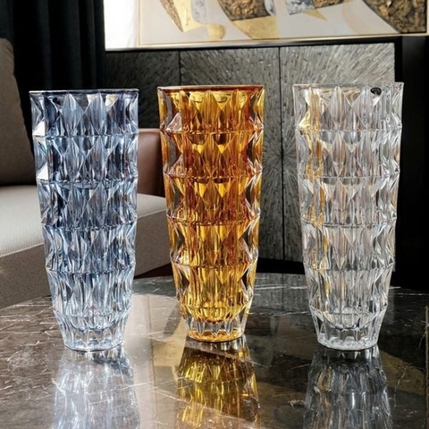 Lọ hoa kim cương 33cm Crystal Bohemia