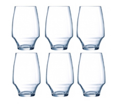 Bộ 6 ly rượu thủy tinh LUMINARC C&S Open Up 350ml - U1041
