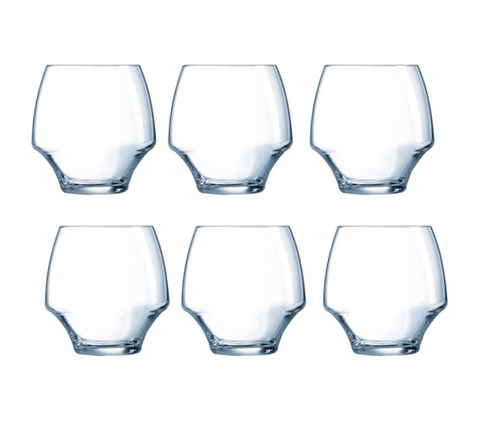 Bộ 6 ly rượu thủy tinh LUMINARC C&S Open Up 380ml - U1033