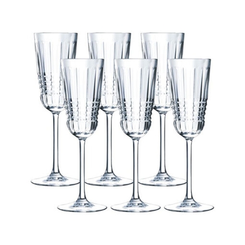Bộ 6 ly sâm panh Cristal d’Arques Và Chef & Sommelier Paris 170ml