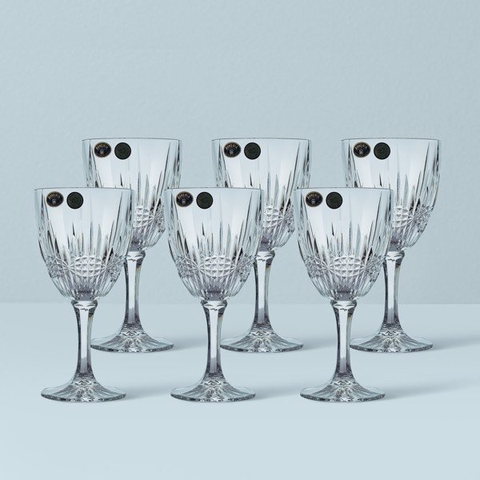 Set 6 ly pha lê Bohemia Vibes 380ml