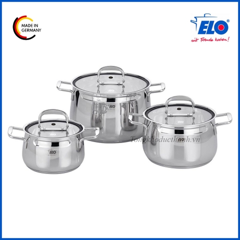 Bộ nồi Inox 3 chiếc Elo Mystery