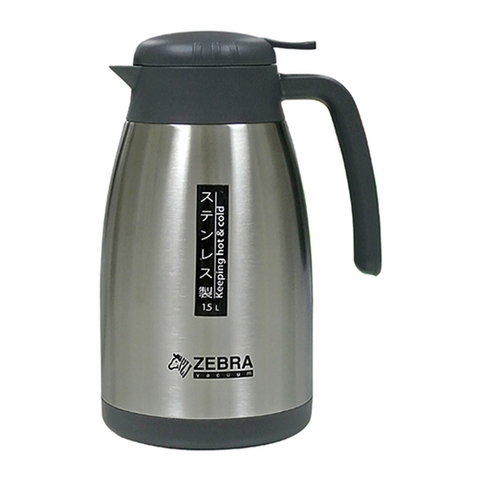 Bình giữ nhiệt Inox Smart II 1.5L Zebra 112965 có quai và vòi rót