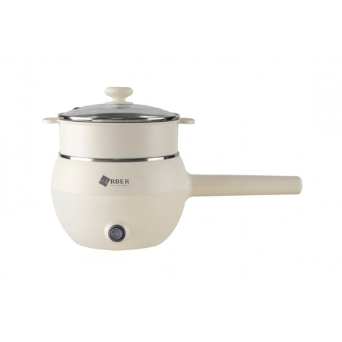 Nồi điện đa năng dáng bầu Arber DN07 màu trắng