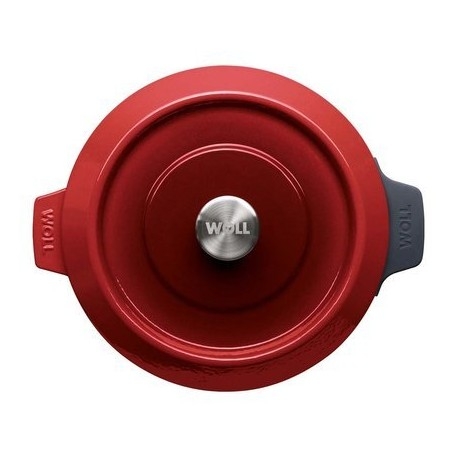 Nồi Tròn Woll Iron Casserole 28 cm Chili Red