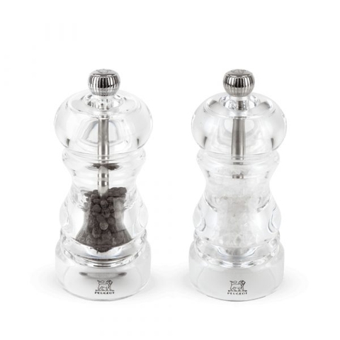 Bộ 2 Cối Xay Tiêu, Muối Peugeot Nancy 2/900812 12cm Màu Trong Suốt