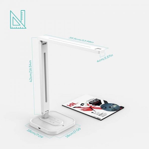 Đèn LED chống cận TaoTronics TT-DL01, 14W, 4 chế độ sáng, 5 mức sáng, hẹn giờ