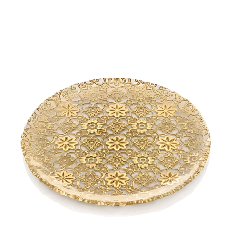 Đĩa IVV Arabesque Gold Leaf 37cm