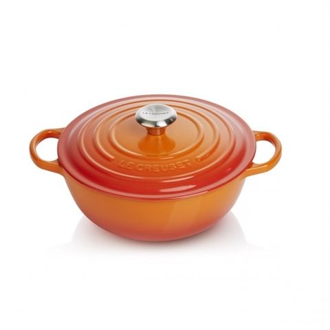 Nồi Sâu lòng 26cm cam LeCreuset La Marmite, schwarzes Interieur, 26cm Orange