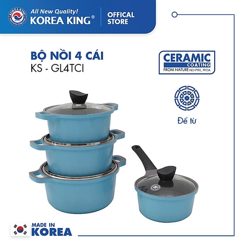 Bộ nồi Korea King KS-GL4TCI