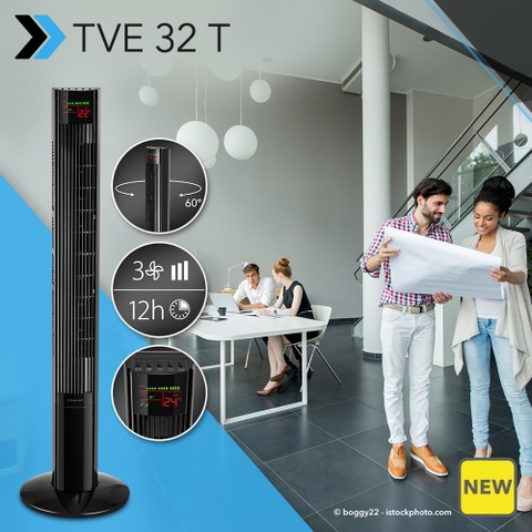 QUẠT THÁP TROTEC TVE 32T, NHẬP ĐỨC