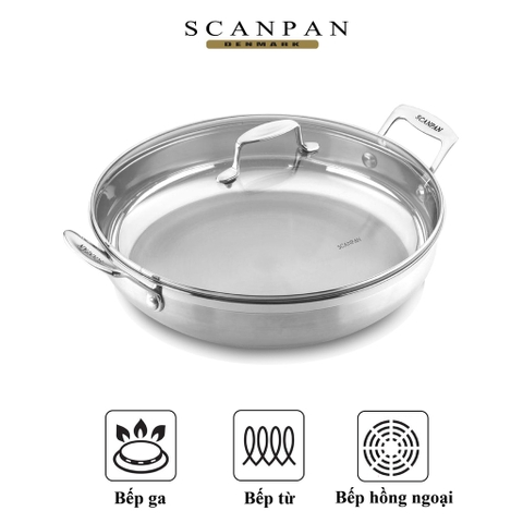 Chảo inox sâu lòng Scanpan Impact 32cm 71113200