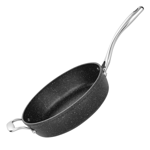 Chảo chống dính sâu lòng vân đá ELO Granit Professional Schmorpfann 28cm
