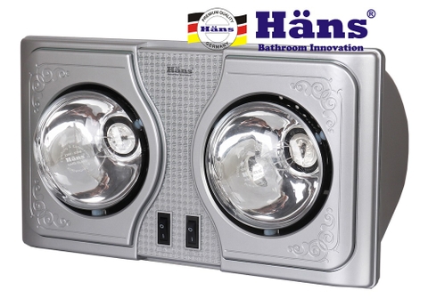 Đèn sưởi 2 bóng treo tường Hans H2B