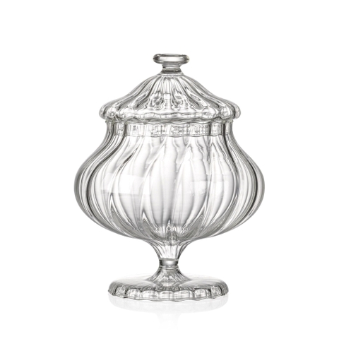 Hũ kẹo IVV Sahara trắng 19cm