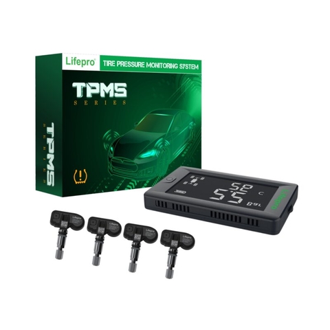 Màn hình hiển thị kính lái tích hợp cảm biến áp suất lốp ô tô Lifepro