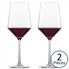 Bộ 2 Ly Rượu Vang đỏ Zwiesel Glas Pure Red Wine 122315 Cabernet 540ml (made in Germany)