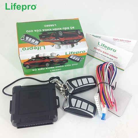 BỘ KHÓA ĐIỀU KHIỂN CỬA Ô TÔ LIFEPRO L585-RC 12V