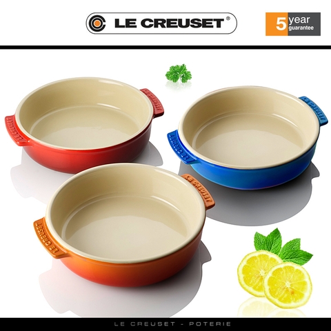 Khay/đĩa thành cao LeCreuset Tapas-Schale 14cm ( cam - đỏ )