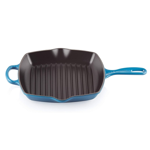 Chảo Nướng Vuông LeCreuset Grillpfanne Quadratisch 26cm Blue Marseille