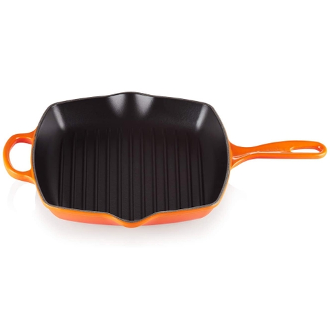 Chảo Nướng Vuông LeCreuset Grillpfanne Quadratisch 26cm Orange