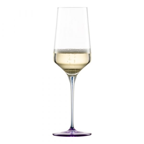 Ly Rượu Champagne Pha Lê Zwiesel Ink 123414 24.9cm 400ml Chân Đế Màu Tím Violet