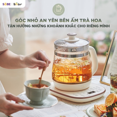 Ấm pha trà Bear 1.5L HK-5H15L96